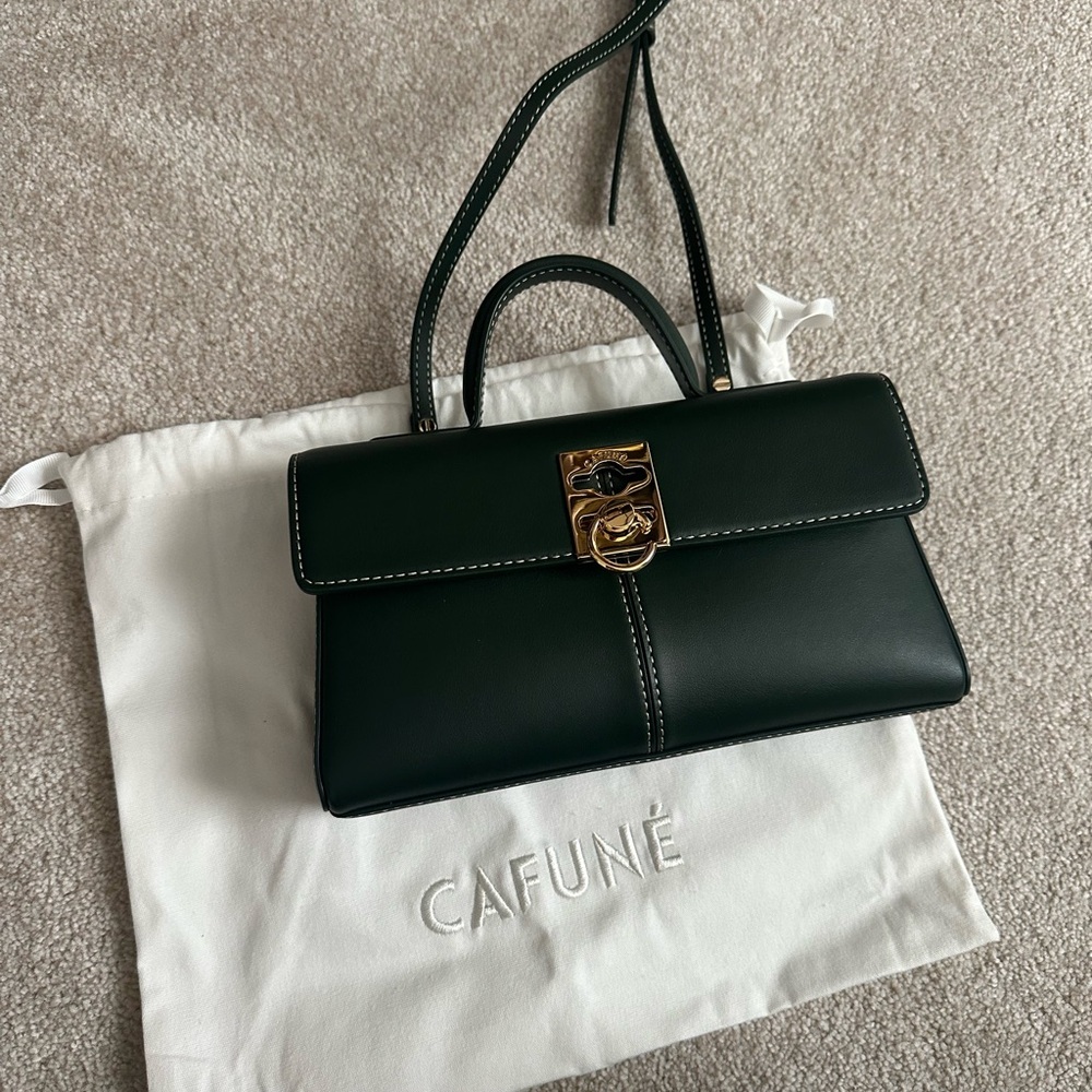 Cafuné Wallet Stance Evergreen Leather Handbag NWT
